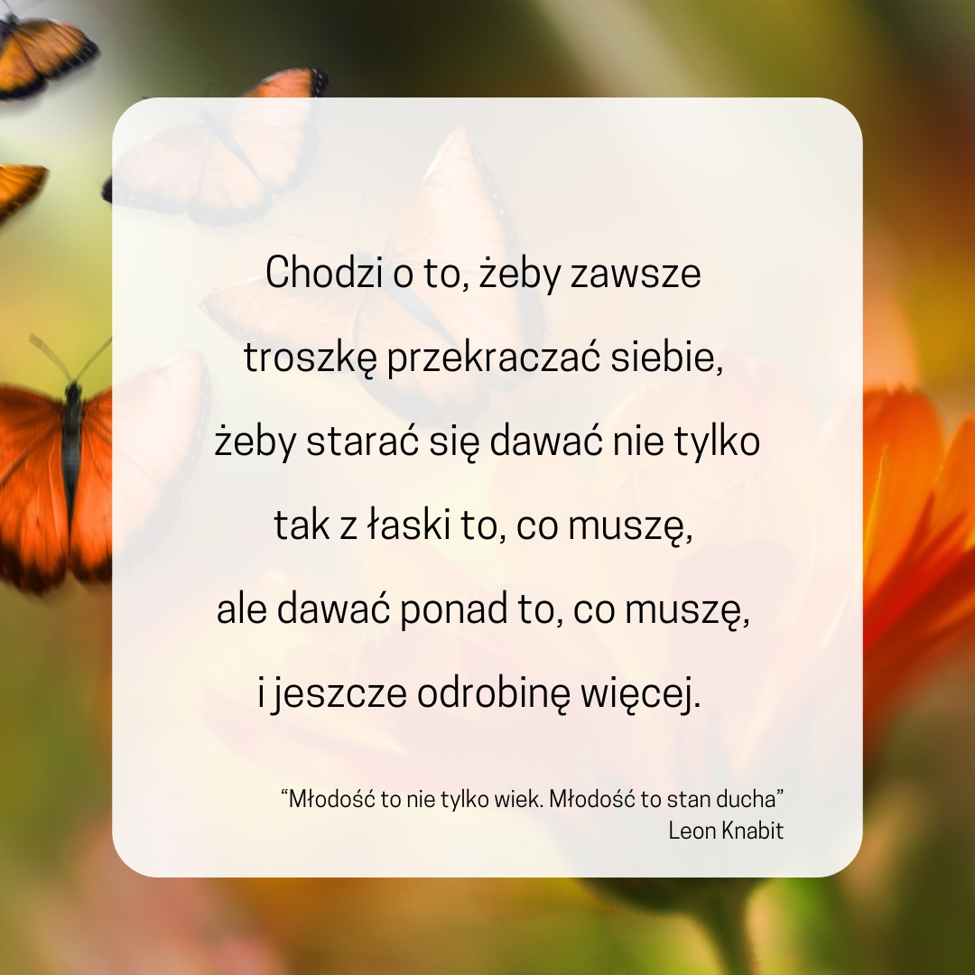 Tyle muszę, więc tyle dam, tyle zrobię, tyle się postaram, przecież tyle wyst…