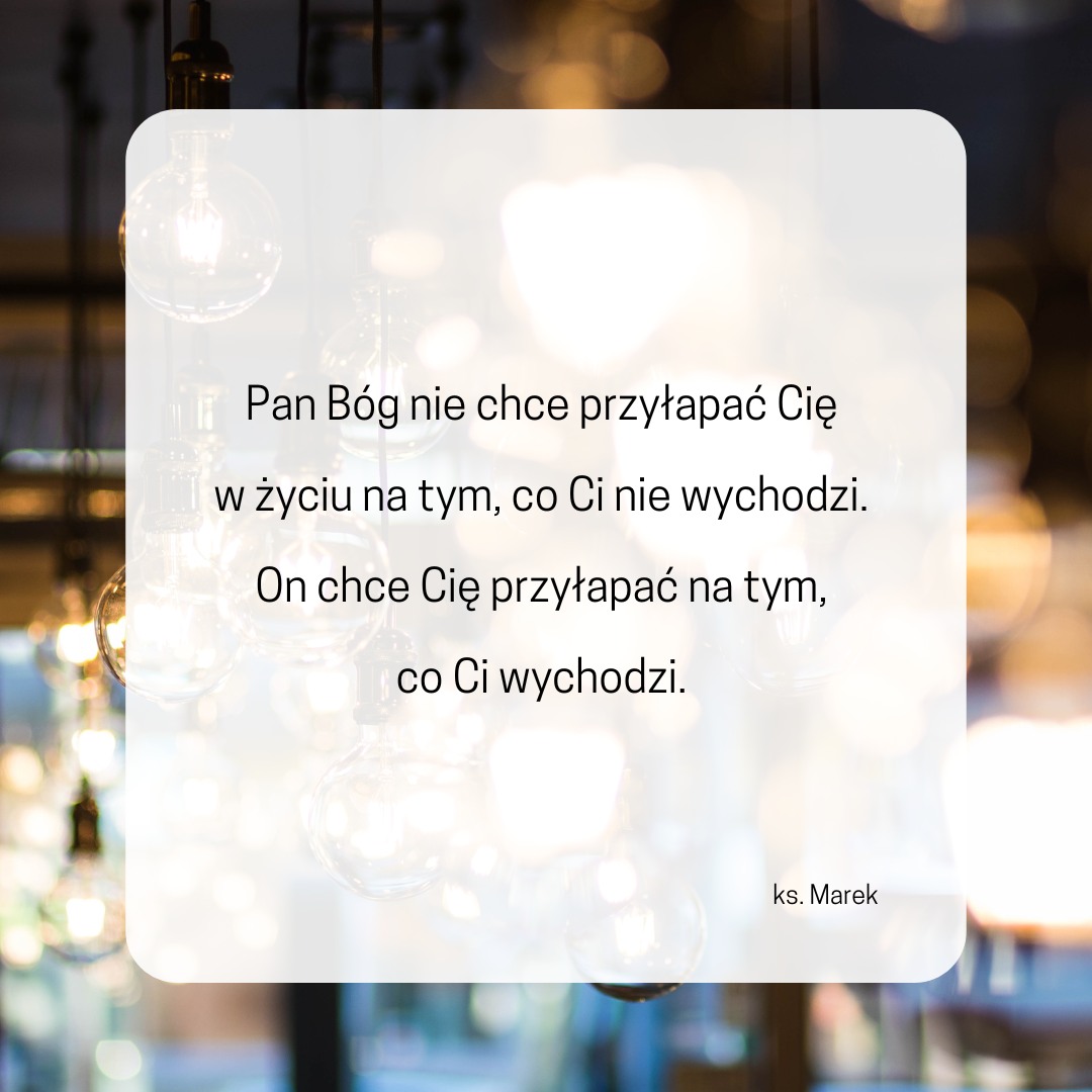 Na co kładziesz nacisk w swoim życiu?
Na tym, co Ci nie wyszło?
Rozkładasz …